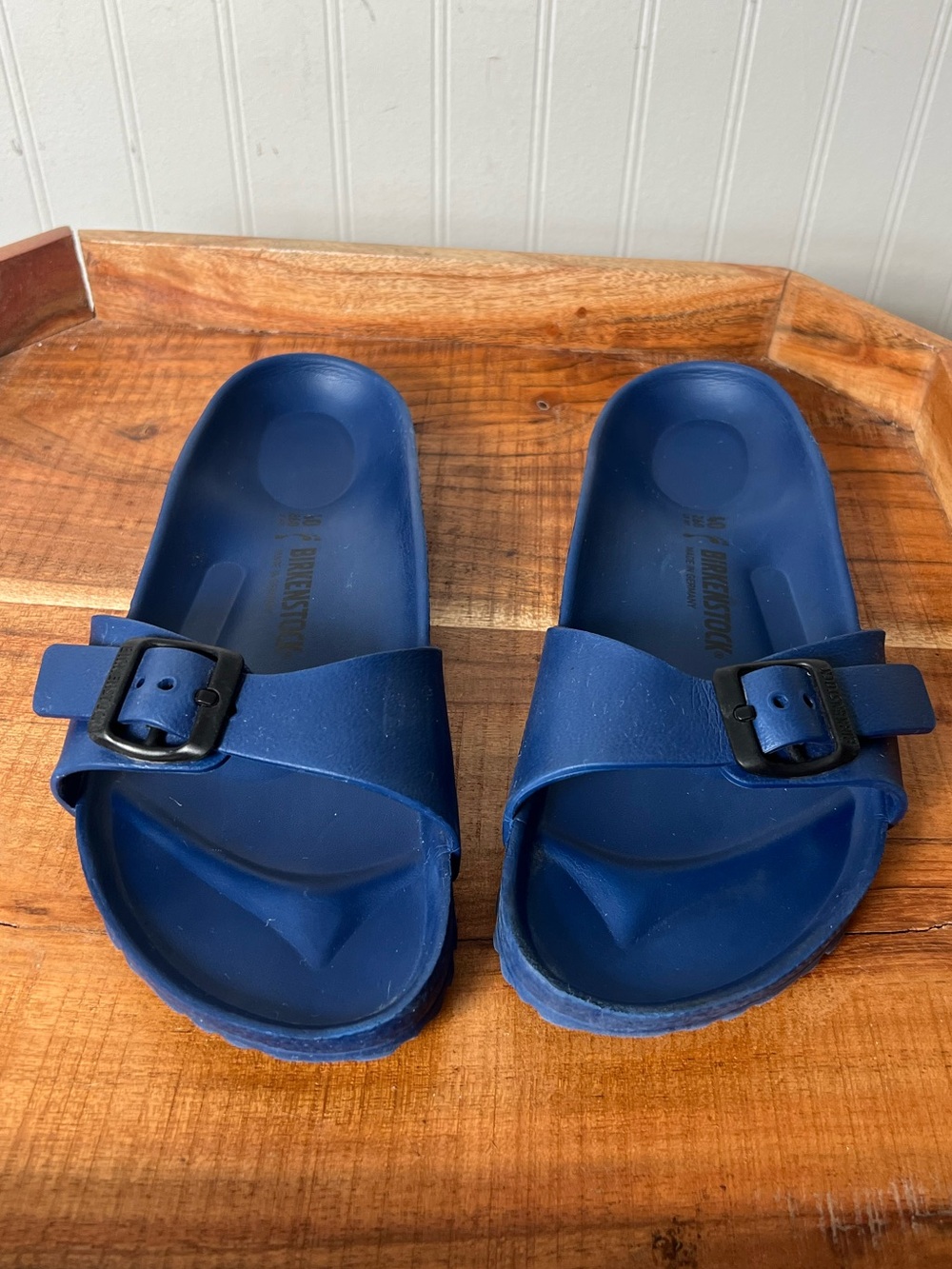 Birkenstock EVA Navy Blue Madrid Slide 40